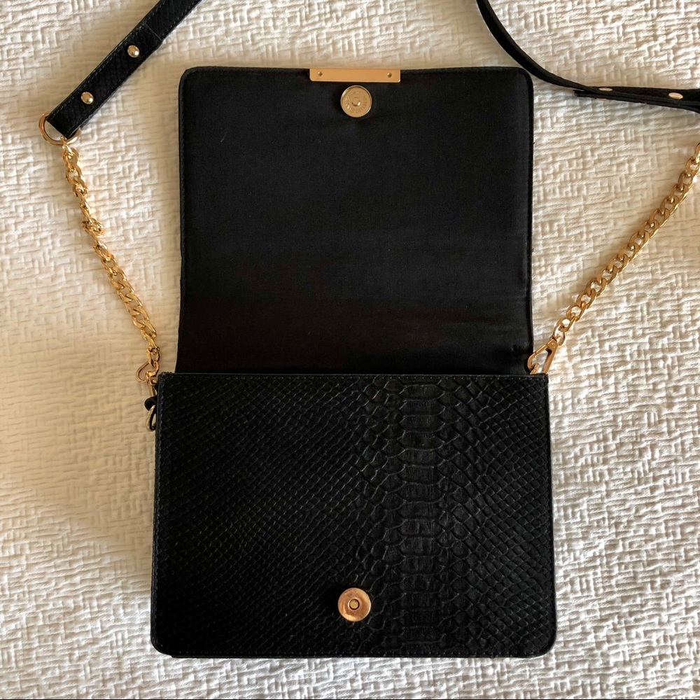 New Look Faux Suede Textured Sling Handbag - Picture 5 of 14